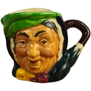 Vintage Royal Doulton Toby Mug Sairey Gamp Toby Jug (2.25")